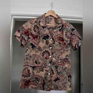 Vintage Paisley Button Down